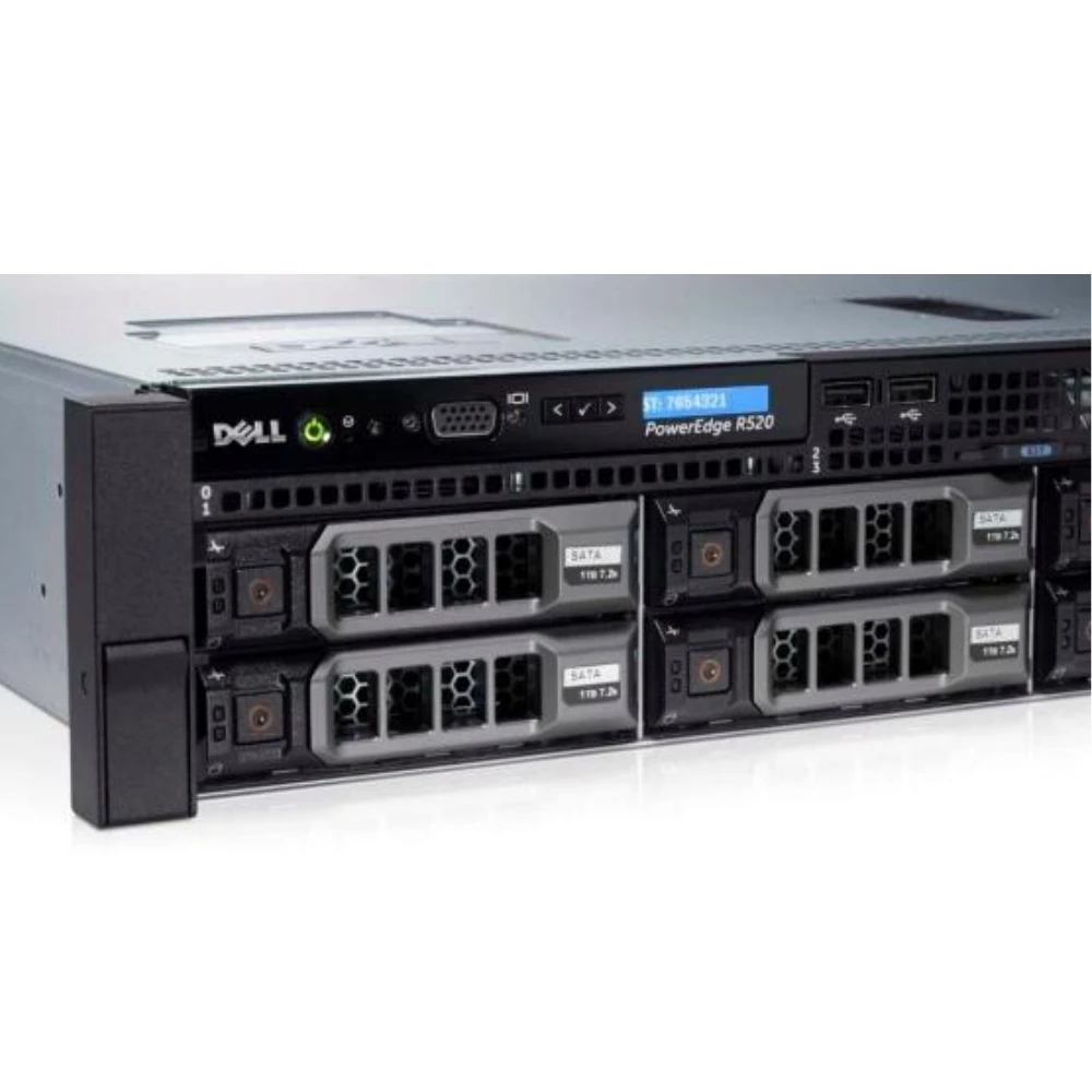 Best Sell DELL Poweredge R520 2U Rack with Intel Xeon CPU Used Stock Server 9