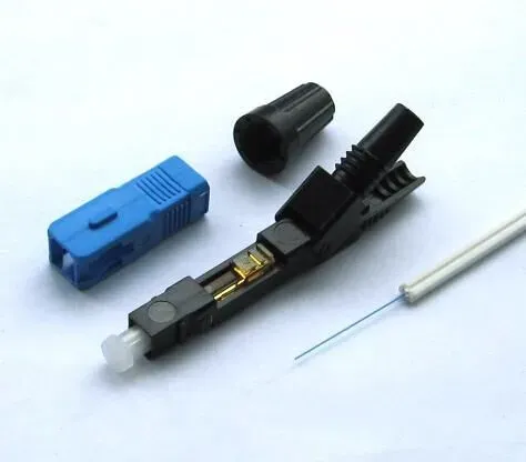 Telecommuniate Fast Installation Connecting SC/PC Optic Fiber Fast Connectors for FTTH Drop Cable-boxintelecom