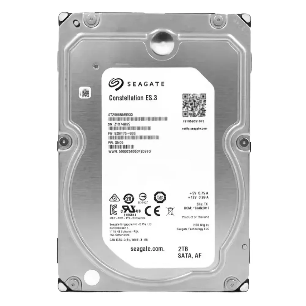 New Purple 2TB Internal HDD 3.5" 64M Cache SATA III 6Gb/s Metal & Rubber USA Desktop-boxintelecom