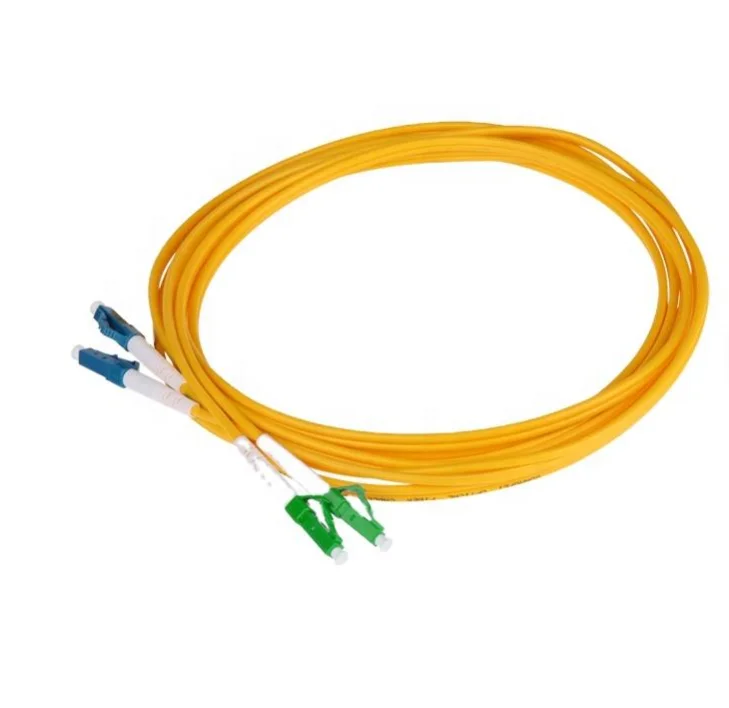 LC UPC to FC UPC Duplex Single Mode G.652D G657A or Customized Fiber Optic Patch Cord
