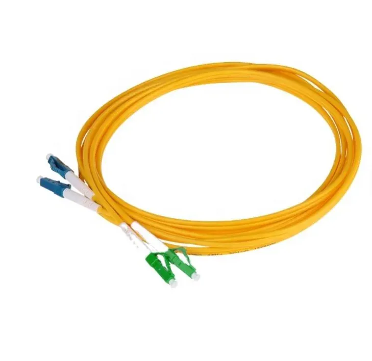 LC UPC to FC UPC Duplex Single Mode G.652D G657A or Customized Fiber Optic Patch Cord