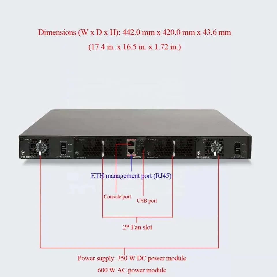 CE6810-32T16S4Q-LI 02350EWB 02350EWC 02350TJF 32 Port SFP Enterprise Ethernet Network Swit