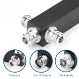 Black square 2/3/4 Way Power Splitter for Network Amplifier 700-2700mhz Power Splitter wit