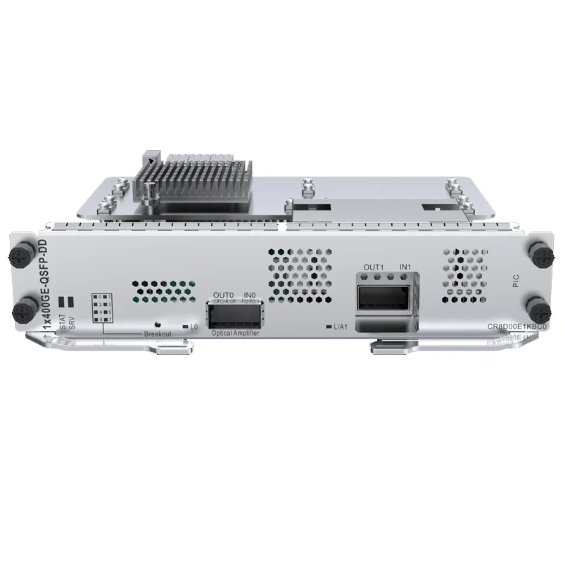 CR8D00E1KBC0 CR8DE1KB00M1 CR8DE1KB00M2 1-Port 400GBase-QSFP-DD Single-layer Physical Interface Card for NE8000 series router 0