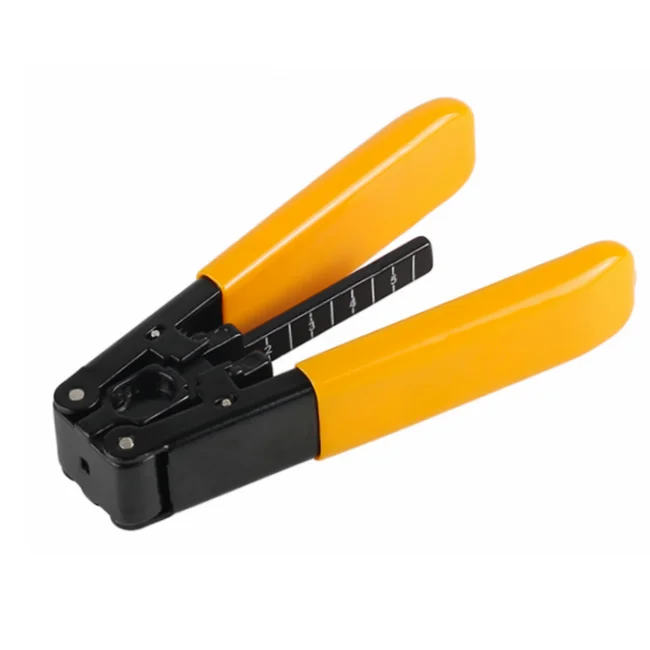 Hot Selling Industrial Grade Steel Coax Cable Crimper Kit RG6 RG59 RG11 Connectors POE 4G 