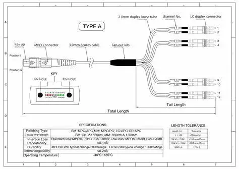 LC OM3/OM4 8/12/24F G657A1 MPO/MTP Fiber Optic Patch Cord MPO-LC/UPC MPO-FC Data Center Cables-boxintelecom