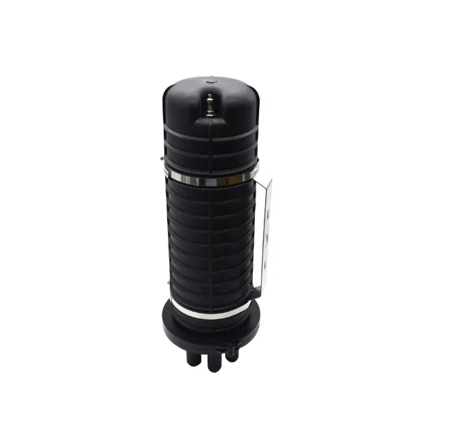 FTTH 96 Core Dome Fiber Optic Splice Box, Wall Hung Cable Joint Closure with 1 in 4 Out Ports