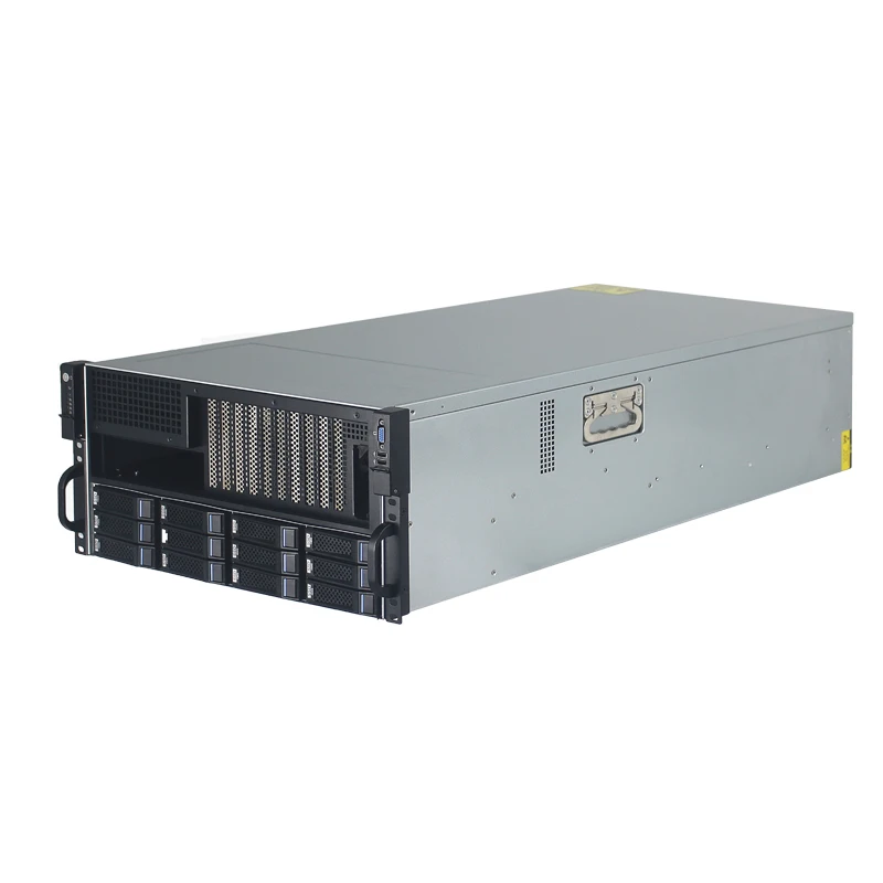 GPU 5U case Rackmount 8 Graphic 12*2.5inch or 3.5inch HDD ChatGPT AI Training Platform Chassis Gpu Server-boxintelecom