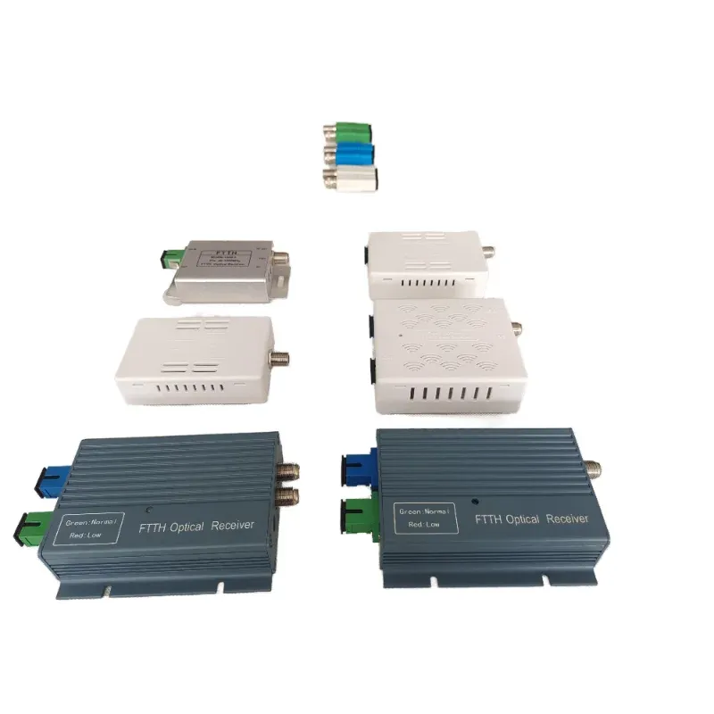 FTTH Optical Receiver  with WDM 1310/1490/1550nm FTTH Node Fiber Optical WDM Node RF Conve