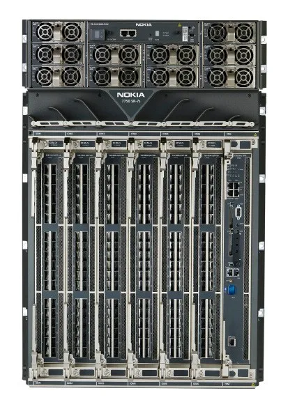 7750SR 7750SR-7S 13RU System capacity 57.6 Tb/s 0
