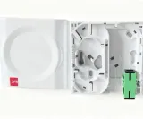 2 Port FTTH Fiber Optic Wall Outlet Box SC/APC Termination Box Indoor Fiber Socket for Opt