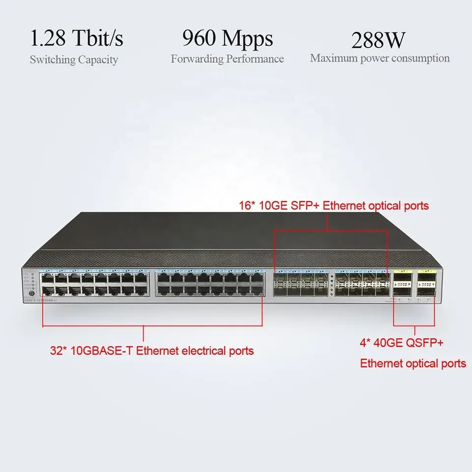 CE6810-32T16S4Q-LI 02350EWB 02350EWC 02350TJF 32 Port SFP Enterprise Ethernet Network Switch 0
