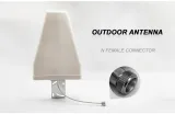 9dBi Log Periodic LPDA Antenna 700-3700MHz Outdoor Directional 4G LTE 5G Sub-6GHz Base Sta