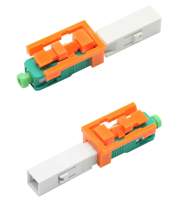SC/APC Fiber Optic Fast Connector Pre-Embedded FTTH Cold Connector Quick Assembly Fiber Cable Connector-boxintelecom