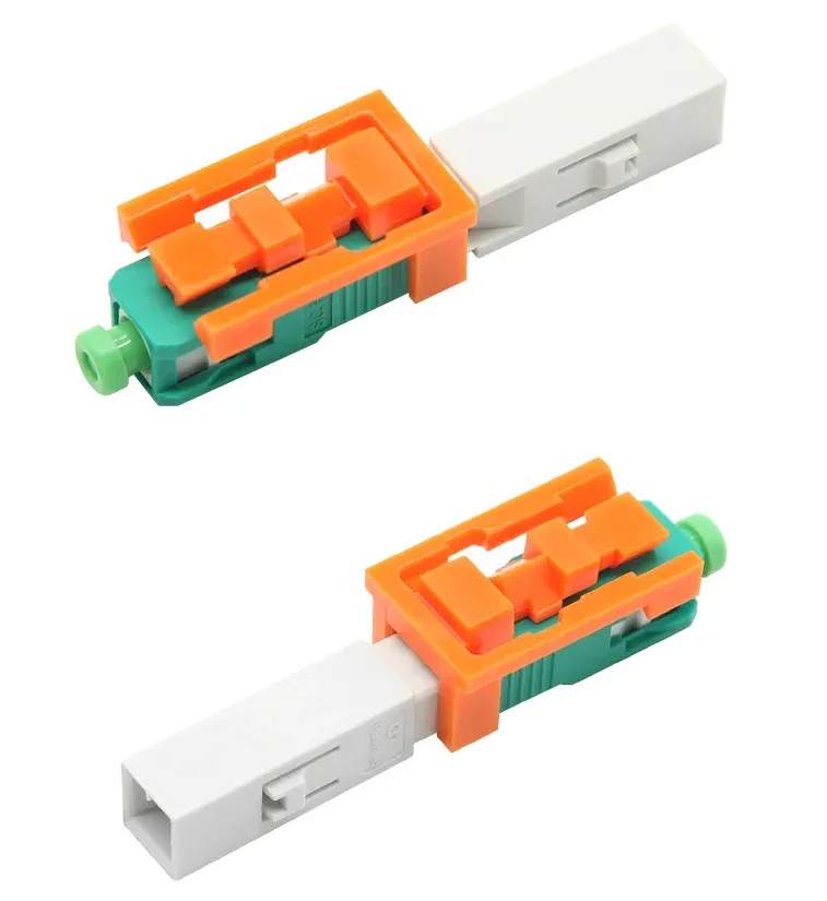 SC/APC Fiber Optic Fast Connector Pre-Embedded FTTH Cold Connector Quick Assembly Fiber Cable Connector-boxintelecom
