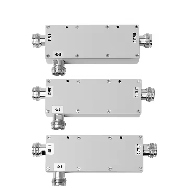 698-3800MHz 300w 5dB 6dB 10dB 15dB 20dB 30dB N Female Low VSWR High Isolation Directional Coupler for Fiber Optic Equipment-boxintelecom
