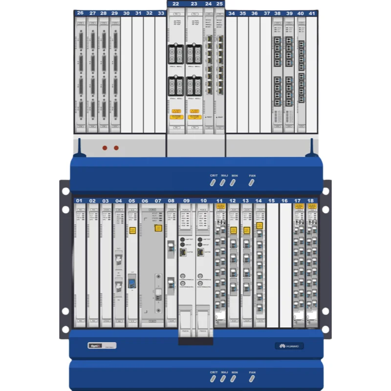 OptiX FTTH Communication 1550nm Wavelength Fiber Optic Transmitter OSN 7500II 4x10G Hybrid Service Processing Board for 5G-boxintelecom