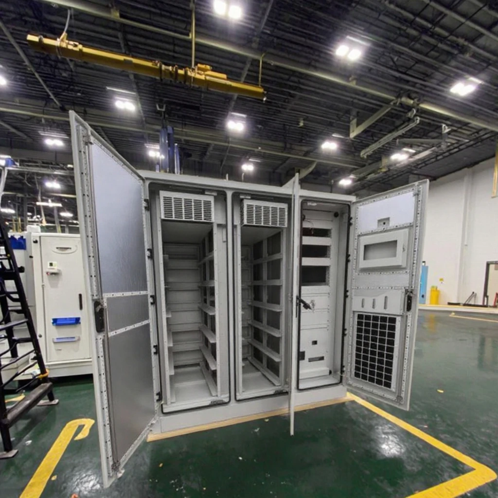 Customizable Outdoor Telecom Equipment Cabinet 18U 22U 32U 42U Waterproof IP55 IP65 Stainless Steel Aluminum Metal Construction-boxintelecom