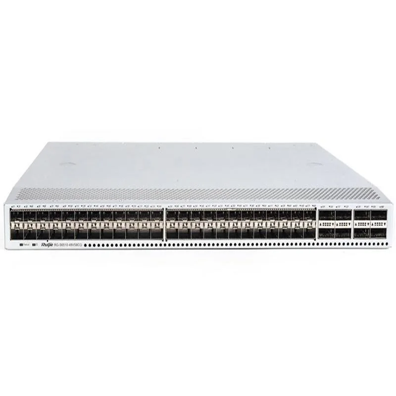 RG-S6510-48VS8CQ 48-Port 25G + 8-Port 100G ONU OLT Terminal Device for FTTH/FTTB/FTTX Networks EPON/GPON/10G PON Service AC/DC-boxintelecom