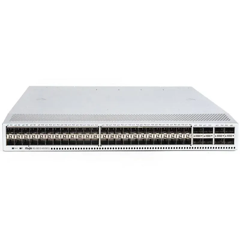 RG-S6510-48VS8CQ 48-Port 25G + 8-Port 100G ONU OLT Terminal Device for FTTH/FTTB/FTTX Networks EPON/GPON/10G PON Service AC/DC-boxintelecom
