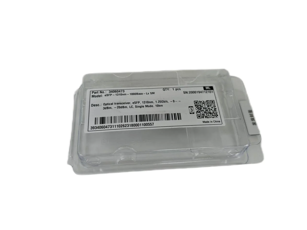 Factory Cheap Price Optical Transceivers Module 1.25G 1310NM 10KM SM ESFP MXPD 243S SFP for WiFi Network-boxintelecom