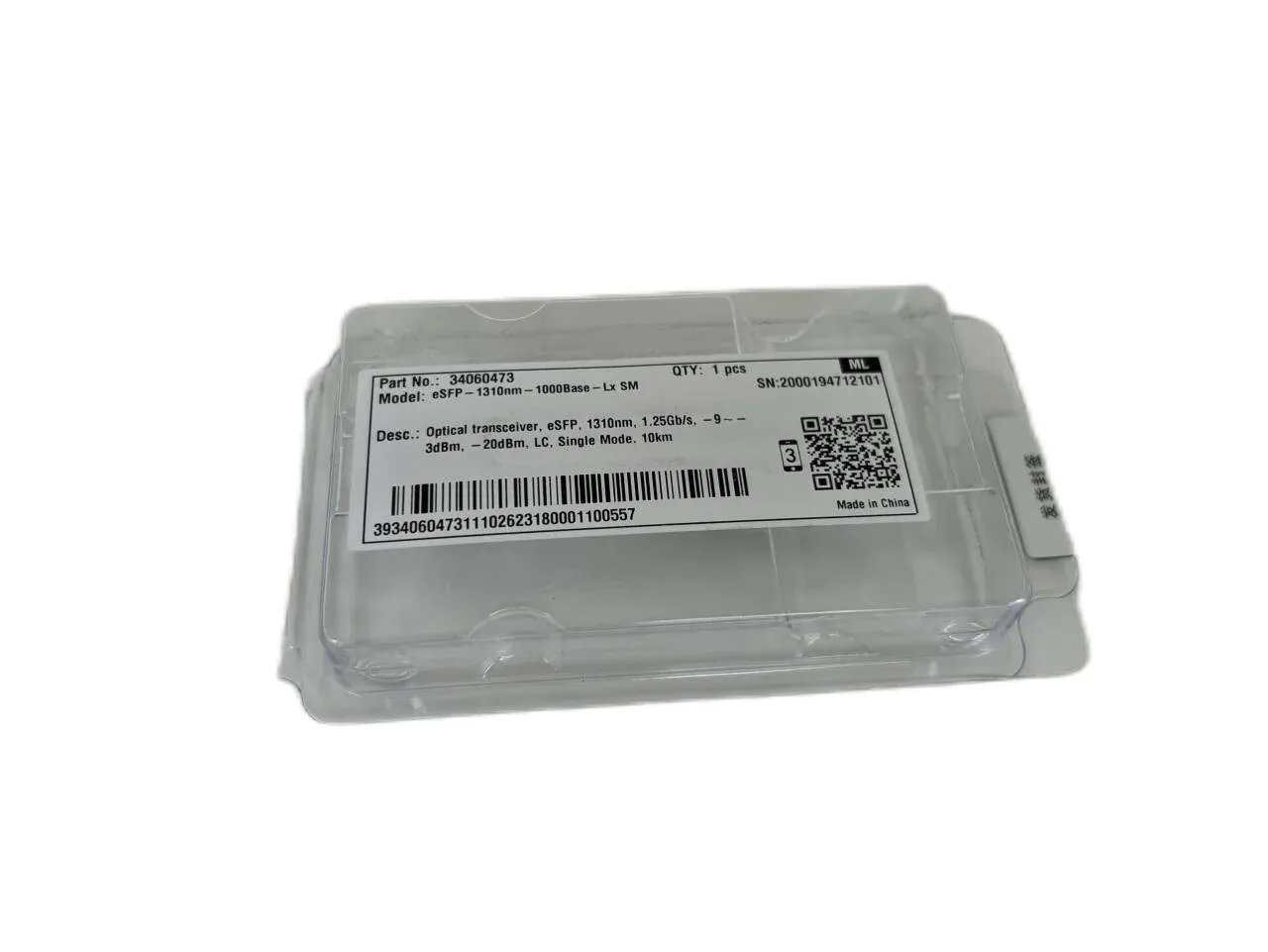 Factory Cheap Price Optical Transceivers Module 1.25G 1310NM 10KM SM ESFP MXPD 243S SFP for WiFi Network-boxintelecom
