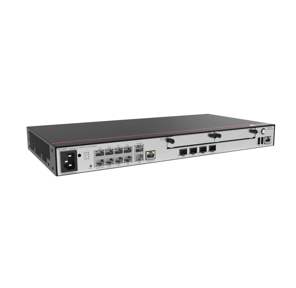 NetEngine AR6700 Series Enterprise SD-WAN Routers 2*GE Combo WAN AR6710-L8T3TS1X2 0