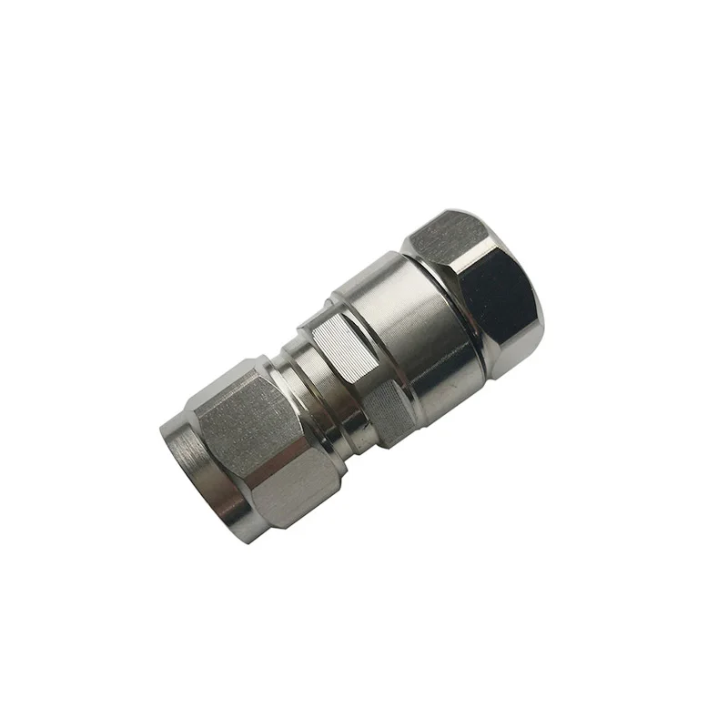 High Dielectric Resistance and low Contact Rf coaxial  N male plug connector for 1/2" foam
