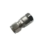 High Dielectric Resistance and low Contact Rf coaxial  N male plug connector for 1/2" foam