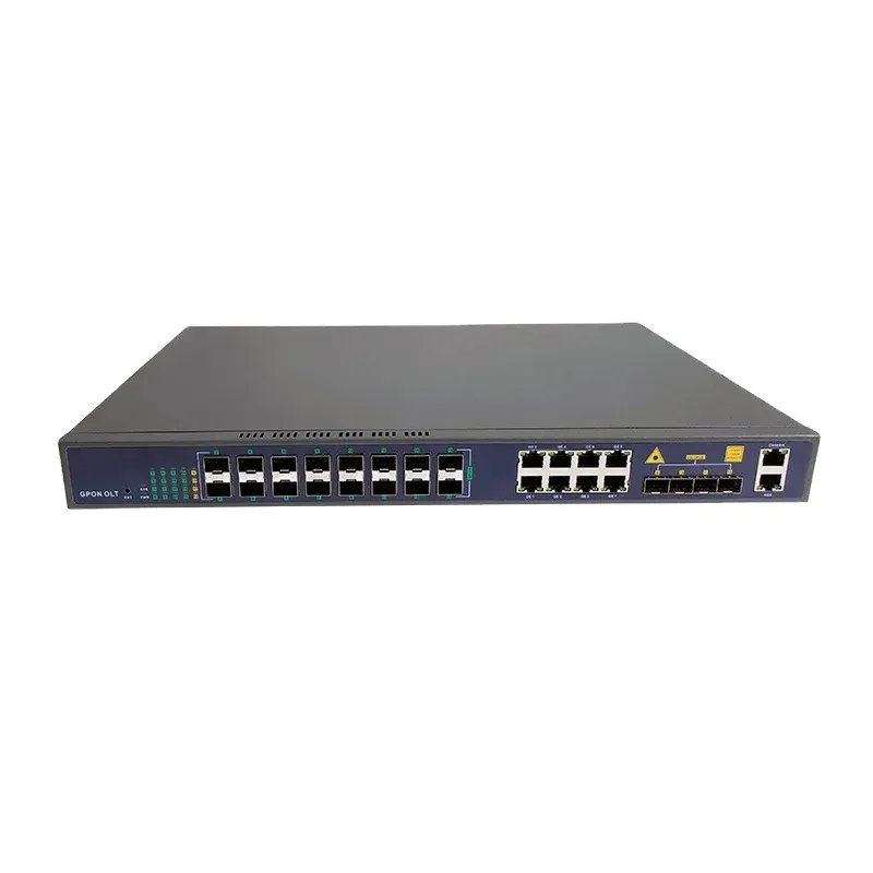 ZC-P1016G 1U Height Optical Line Termination Equipment 16-GPON Port 8*GE(RJ45)+4*GE(SFP)/10GE(SFP+) Uplink 10G Network Switch-boxintelecom