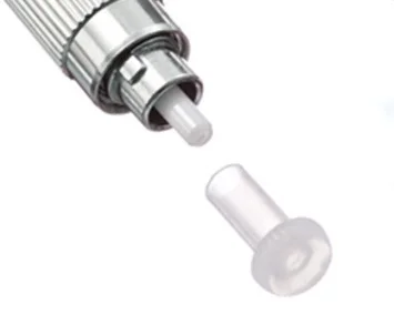 FC/UPC Round Flange Fiber Optic Adapter - Telecom Grade Bare Fiber Coupling Connector with