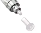 FC/UPC Round Flange Fiber Optic Adapter - Telecom Grade Bare Fiber Coupling Connector with