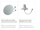 50W 4.9-7.125GHz 15dBi MIMO Horn Antenna With RPSMA Connector for DAS IBS