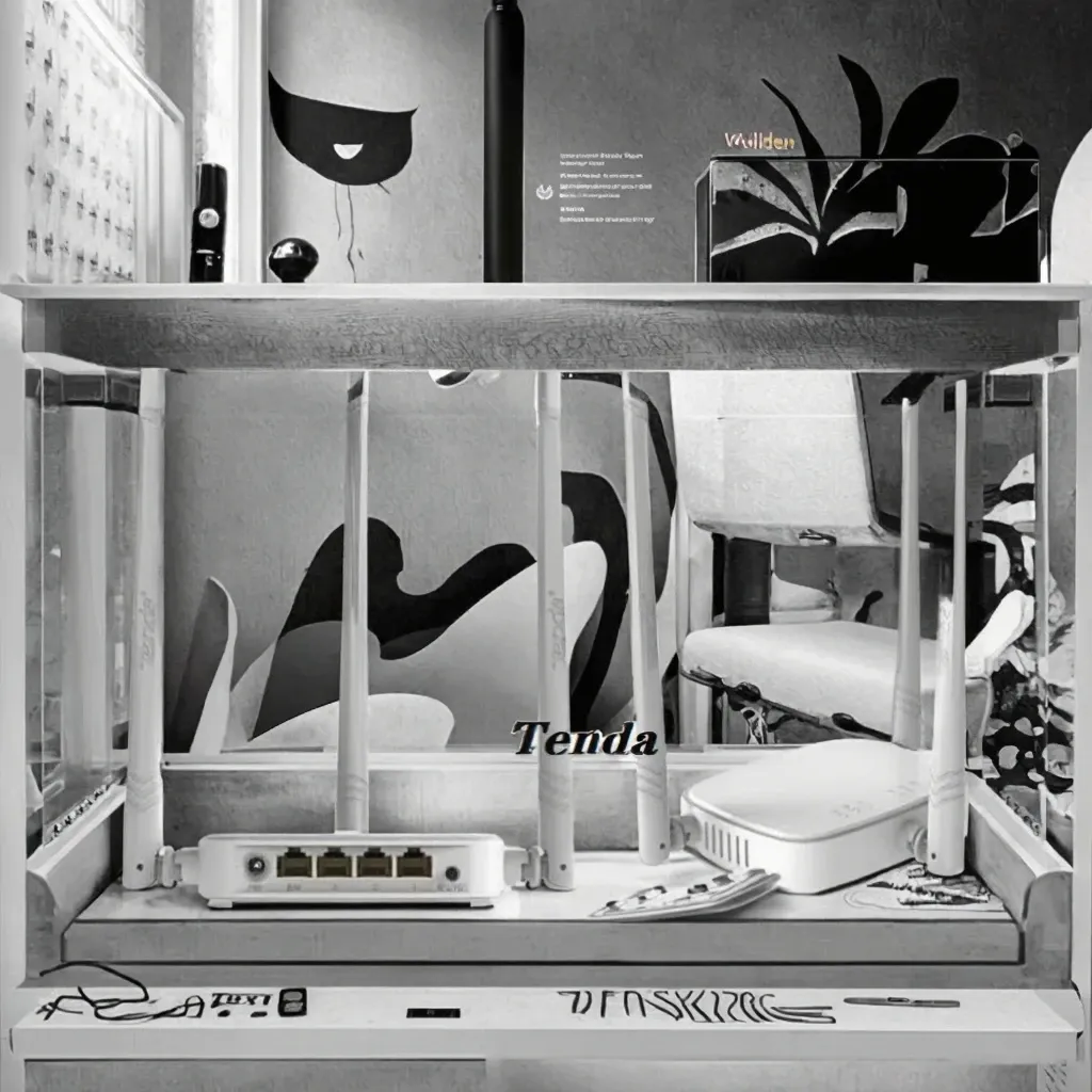 Tengda N318 300Mbps Wireless WiFi Router 2.4G 1WAN+3LAN Multi-language Firmware QoS Firewall Home Support Wi-Fi Repeater Used-boxintelecom