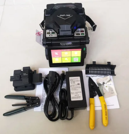 APT-DVP DVP-765 Fiber Optic Fusion Splicer FTTX Use DC 12V Power 1 Year Warranty
