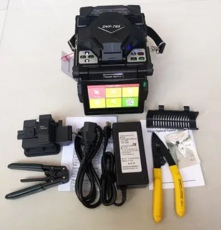 APT-DVP DVP-765 Fiber Optic Fusion Splicer FTTX Use DC 12V Power 1 Year Warranty