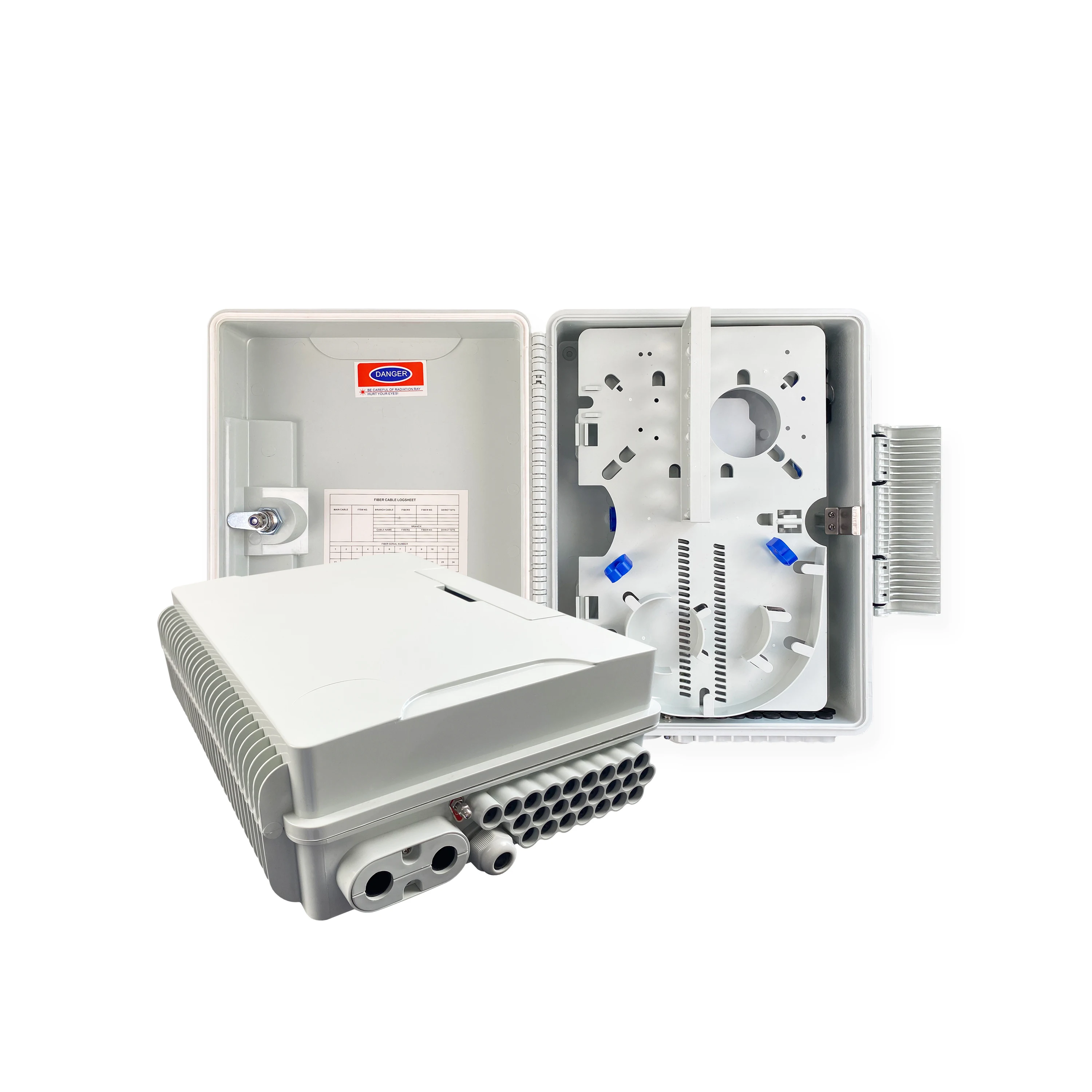 DC24-48C FTTH Outdoor Waterproof Terminal Box 24/48 Cores Fiber Optic Distribution Box