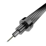 Central Al-covered Stainless Steel Tube OPGW Cable High Fault Current Lightning Resistant 
