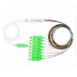 PON or CATV 1m Mini Format Fiber Optic Mini Stainless Steel Tube PLC Splitter 1x16with SC/