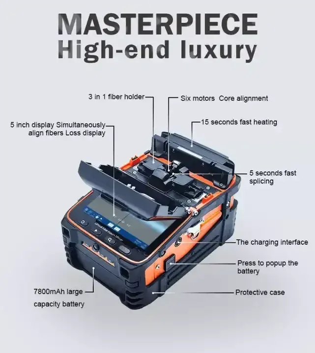 Wholesale Fully Automatic AI-9 Optical Fiber fusion Machine Splicing Machine FTTH Ai8 Ai7-boxintelecom