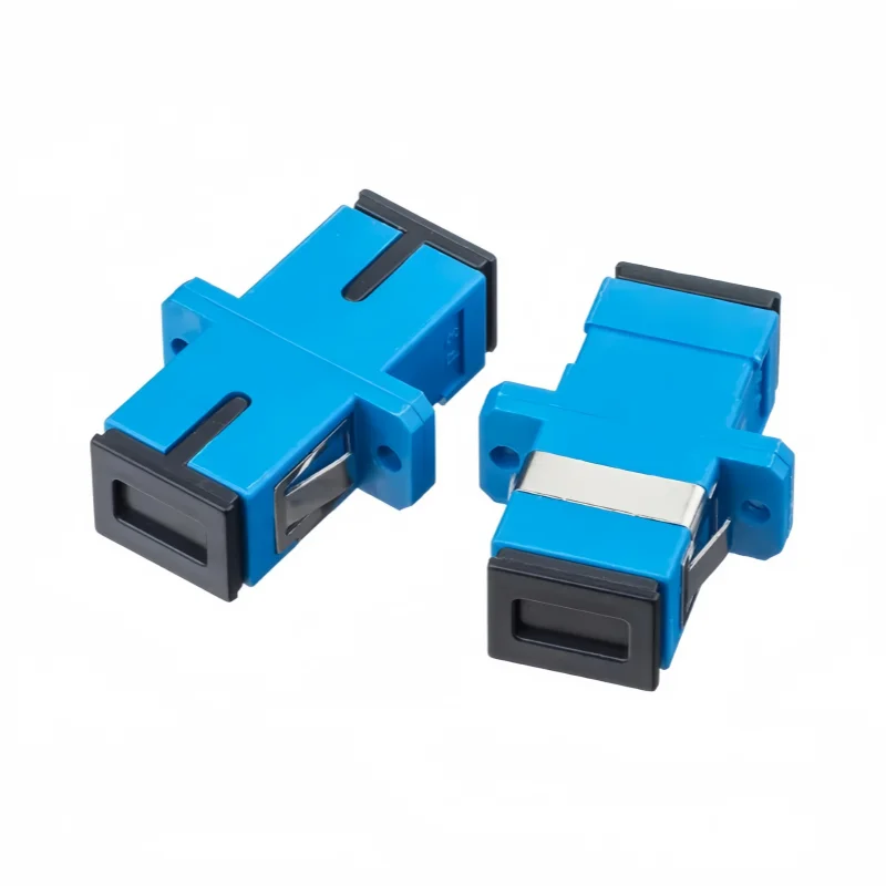 SC/APC SC/UPC Single Mode Fiber Optic Adapter Flange Coupling Connector for FTTX Networks CATV FTTH Applications-boxintelecom