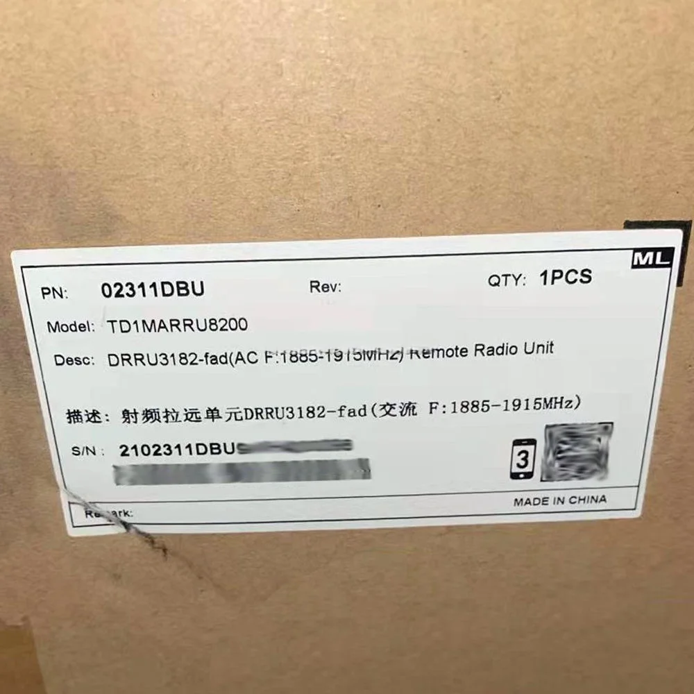 Hot selling Brand New Original Base Station RRU RRU3182-fad-boxintelecom
