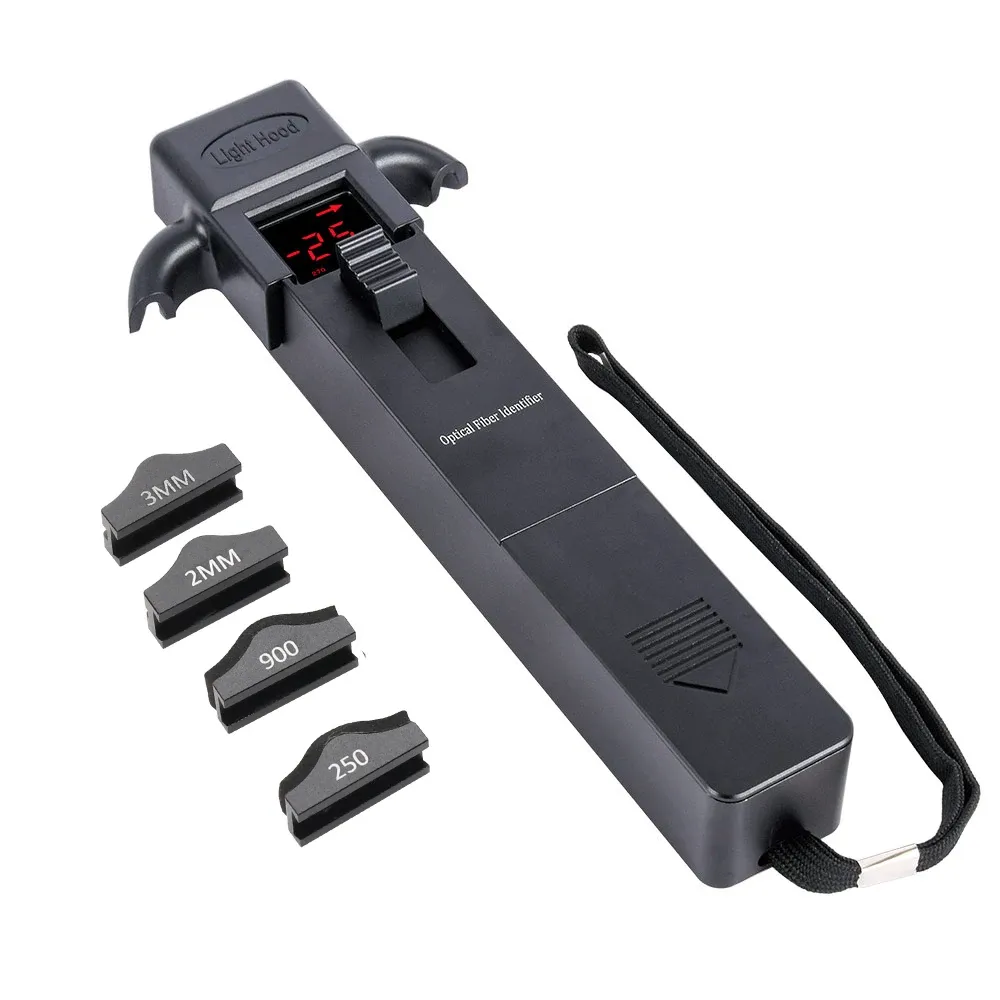 Komshine KFI-35 Fiber Optic Identifier Cable Tester 0.25/0.9/2.0/3.0mm Live Detector Identifier SM and MM Fiber Cable KFI35-boxintelecom