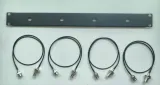 Antenna Relocation Rack Mount Kit - 19 Inches Front Panel 4 Hole Ports with 4 Cables, 24 I