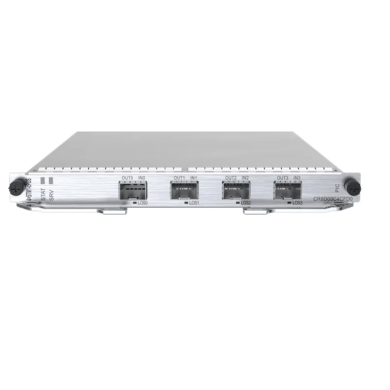 CR8DMPUF8AF4 CR8D00C4CFD0 03050KQV 03034LBG 4-port Channelized STM-1c PS-SFP flexible interface card for NE8000 service router 0