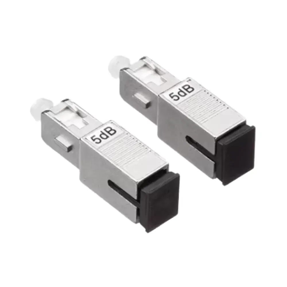 Single Mode Optical Fiber Attenuator 0-30dB SC/UPC Male-Female Coupler Adapter with Flange Used for FTTH 3G Networks-boxintelecom