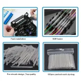 60mm Heat Shrinkable Fiber Optical Tubes 2.6mm Fusion Splice Protective Sleeves Stainless 