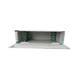 48 Core Sliding Rack Mount Fiber Optic Distribution Frame ODF 19 Inch 1U with SC/LC Adapte