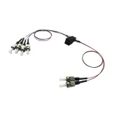 ZG TECH Dual 1x2 Singlemode Fiber Optic Switch 2x4 8 Ports 1310/1550nm Mechanical LC/SC/FC