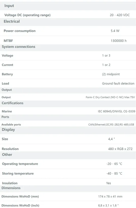 Eltek Smartpack2 Touch Distributed Power Pack Controller Monitoring Module 242100.510